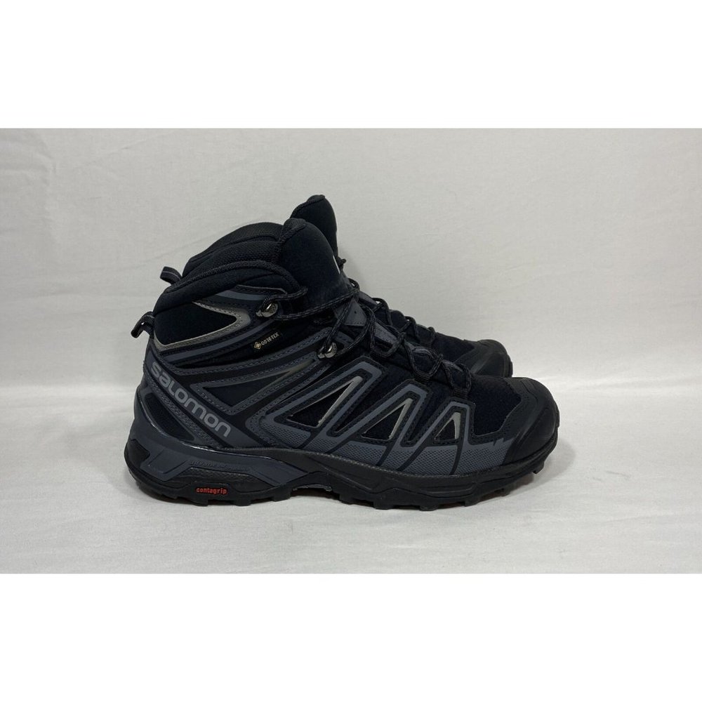 Salomon X Ultra 3 Mid GTX Men's Hiking Boots Gore-Tex Black Grey Men’s Size 9